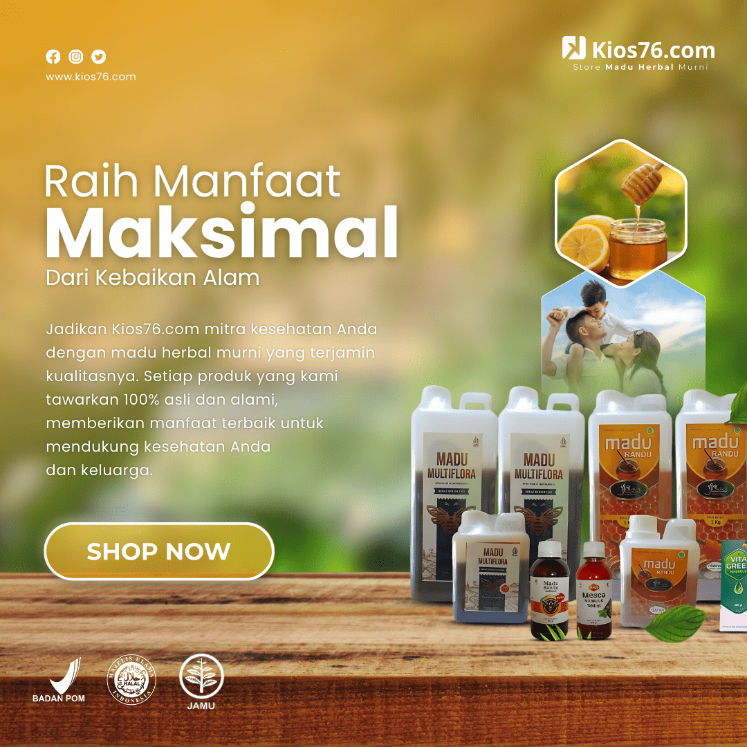 Madu Herbal Murni Asli | Kios76.com - Pilihan Terbaik untuk Kesehatan Anda